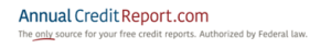 AnnualCreditReport.com logo, the federally authorized site for free credit reports.